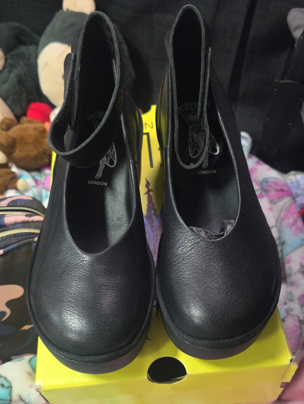 Black Women's Mary Jane Platform Shoes -